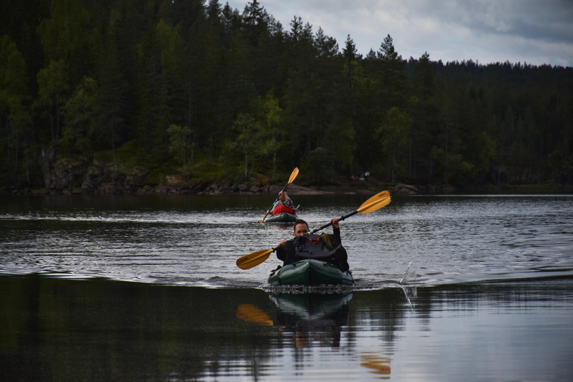 Teamtur med vannkontakt