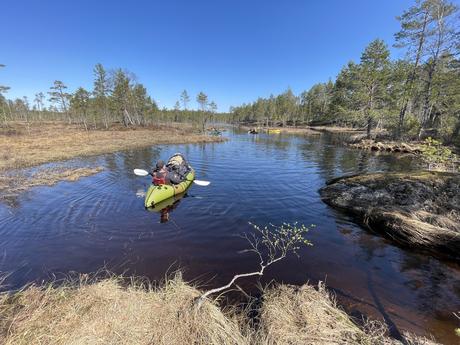 Packraft tur på Ringerike